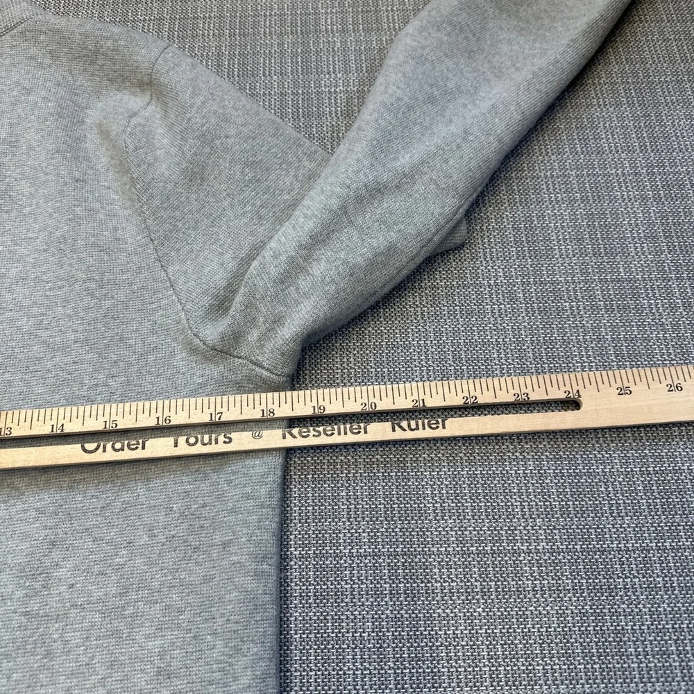 Abercrombie‎ Fitch Cardigan Sweater Mens Small Gray Button Front Moose Logo *